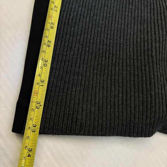 Athleta Mesa Hybrid Sweater Dress Merino Wool Turtle Neck Charcoal Gray Size XS - Picture 11 of 15